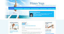 Desktop Screenshot of pilatesyoga.hr