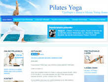 Tablet Screenshot of pilatesyoga.hr